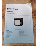 Genuine Manual for Panasonic Omnivision PV-M2021 Combination VCR TV - £7.98 GBP