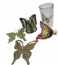 Vintage Butterfly Collectibles Mixed Lot Tervis Tumbler Night light - $19.79