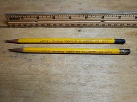 2 Vintage Linton Custom Bonded Lead 55 No 3 Made in the USA Pencils - £16.23 GBP