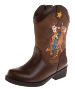 Disney Pixar Toddler Toy Story Woody Pull-on ZIp Up Cowboy Western Boot ... - $643.95 MXN
