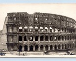 RPPC Roman Coliseum Rome Roma Italy UNP Unused Postcard I16 - £2.37 GBP