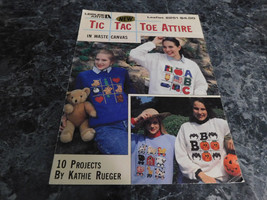 Tic Tac toe Attire in Waste Canvas by Kathie Rueger Leaflet 2251 Leisure Arts - $2.99