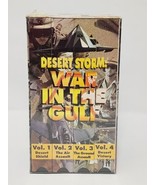 Desert Storm War In The Gulf Volume 1-4 Set of VHS Tapes 1997 Video Ordn... - £54.37 GBP