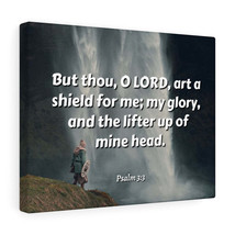   My Shield Psalm 3:3 Bible Verse Canvas Christian Wall Art Read - £60.09 GBP+