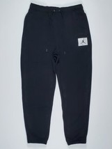 Nike Air Jordan Flight Essential Size L Fleece Jogger Pants Black DA9812-010 - £70.51 GBP