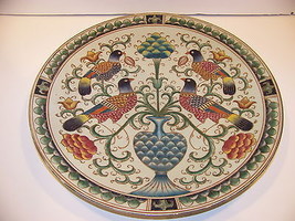 ORIENTAL ACCENT PLATE / PLATTER MADE IN CHINA BIRDS - £35.39 GBP