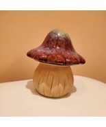Ceramic Mushroom Garden Statue, Red Toadstool, Mushroom Figurine, Fairy ... - £10.38 GBP