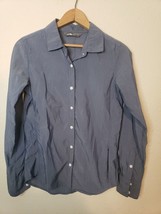 The North Face Women’s Blue Chambray Long Sleeve Button Down Tunic Top sz XS - £9.72 GBP