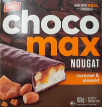 4 boxes of Leclerc CHOCO MAX NOUGAT caramel &amp; almond 160g / 5 bars per box - $25.16