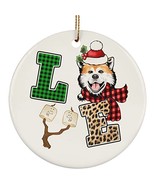 hdhshop24 Akita Dog Love Christmas Ornament Gift Pine Tree Decor Hanging... - £15.44 GBP