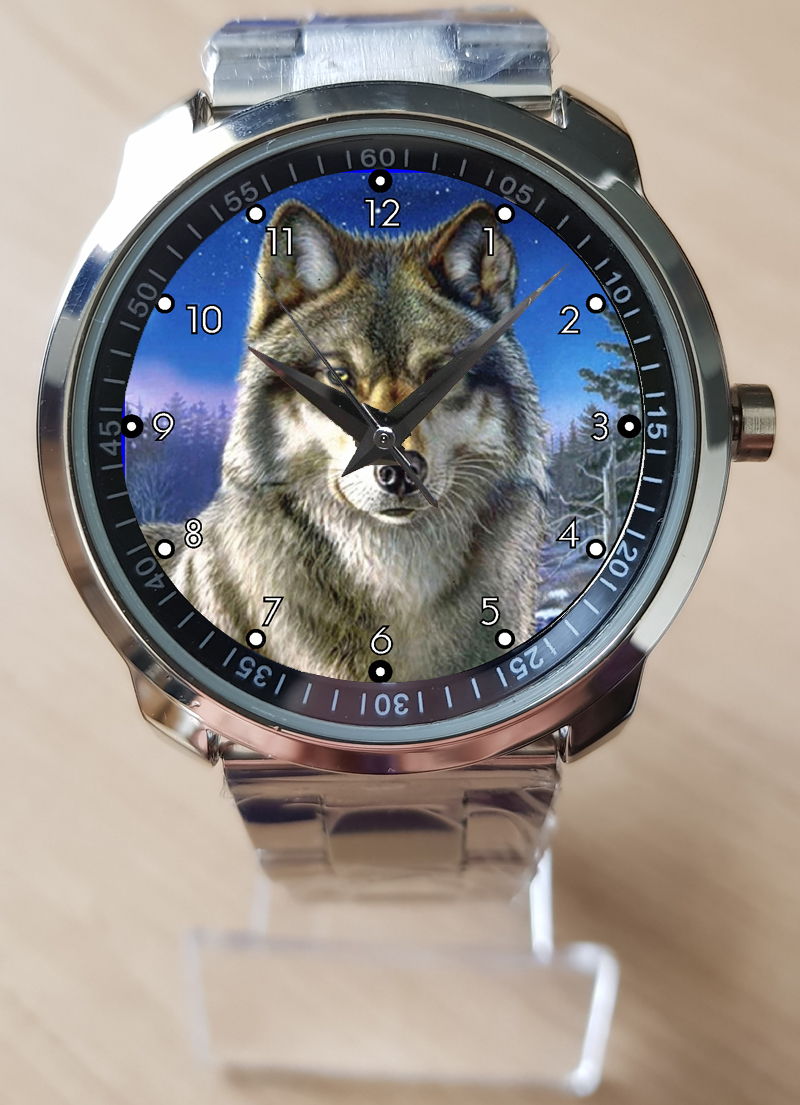 Primary image for Wolf Art Style #1 Unique Wrist Watch Sporty