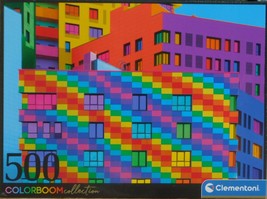 Clemontoni Squares 500 pc Jigsaw Puzzle Colorboom Collection - $15.83