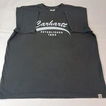 Carhartt TK5714-M Men's Black Cotton Short Sleeve Relaxed Fit T-Shirt Size 2XL image 13