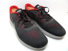 Nike ID Team Fox  Mens Black Red Sneakers Size US 12 EUR 46  - $39.00