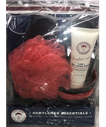 Fathers Day Mens Grooming Essentials Gift Set- Slide Sandals,Red Luffa W... - $14.73