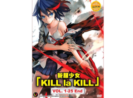 DVD Anime Kill La Kill Complete TV Series (1-25 End) English Dubbed, All Region - £20.81 GBP