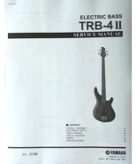 Yamaha TRB-4 II Electric Bass Guitar Service Manual and Parts List Booklet. - £7.62 GBP