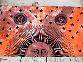 Sun and Moon Tapestry Boho Tapestry Orange Tapestries Hippie Tapestry 3x5ft - £15.99 GBP