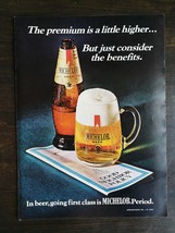 Vintage 1969 Michelob Beer Full Page Original Ad 324 - £5.53 GBP