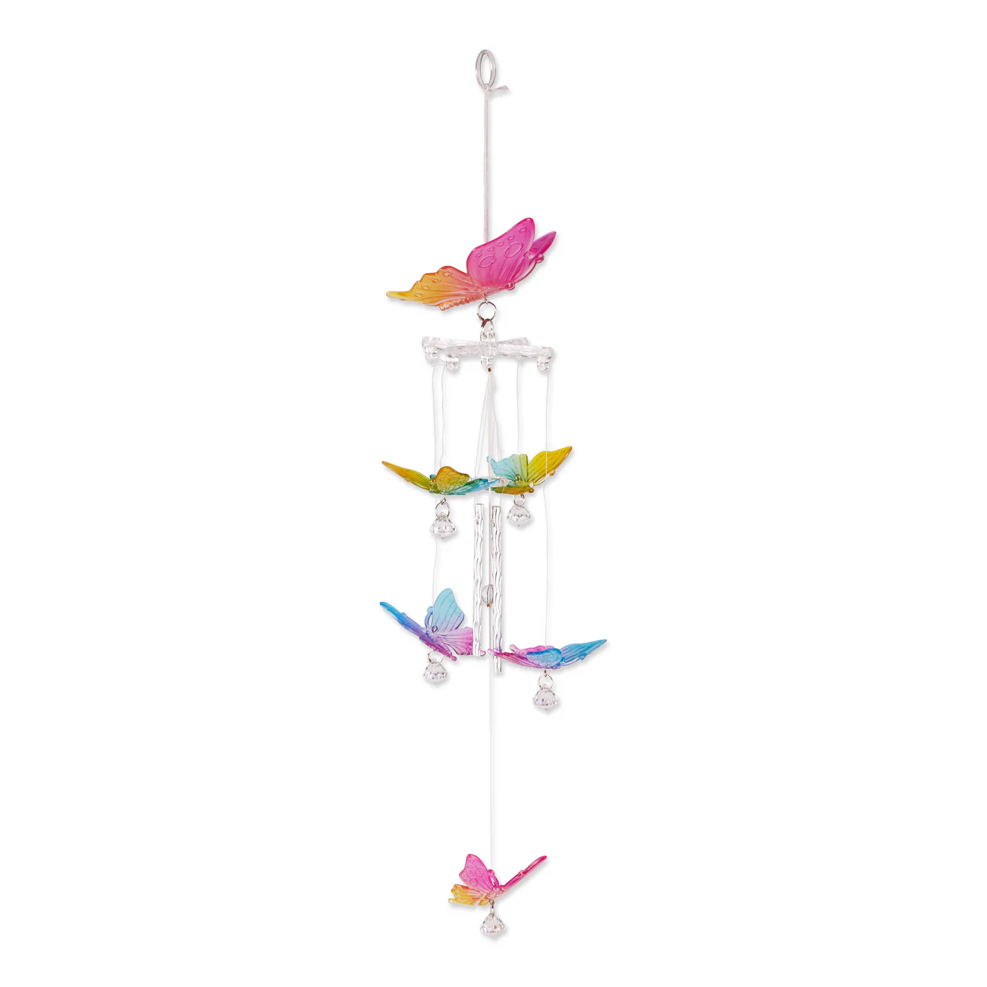 Rainbow Butterfly Wind Chimes - $20.53 CAD