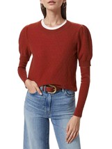 Frame pointelle puff-sleeve sweater PAPRIKA - $270.32 CAD
