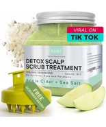 Apple Cider Sea Salt Green Scalp Scrub Sulfate Free 10 AHA BHA Exfoliati... - $910.84 MXN