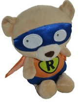 GANZ Noble Heroes Responsibility Teddy Bear Plush Stuffed Animal Toy 10&quot; Cape  - £10.62 GBP