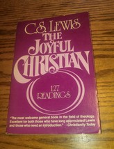 CS Lewis The Joyful Christian Paperback Book 1984 1St Edition 127 Readings - £12.57 GBP