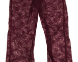 Victoria&#39;s Secret Dentelle Florale sur Tous Pur Salon Pyjama Pantalon Prune - $21.77