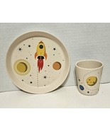 Pillowfort by Target Rocket/Outer Space Melamine Plate &amp; Cup Set - $265.42 MXN