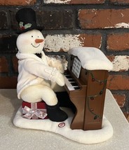 Hallmark Jingle Pals Piano Snowman Looks And Works Great! See Video - £37.21 GBP