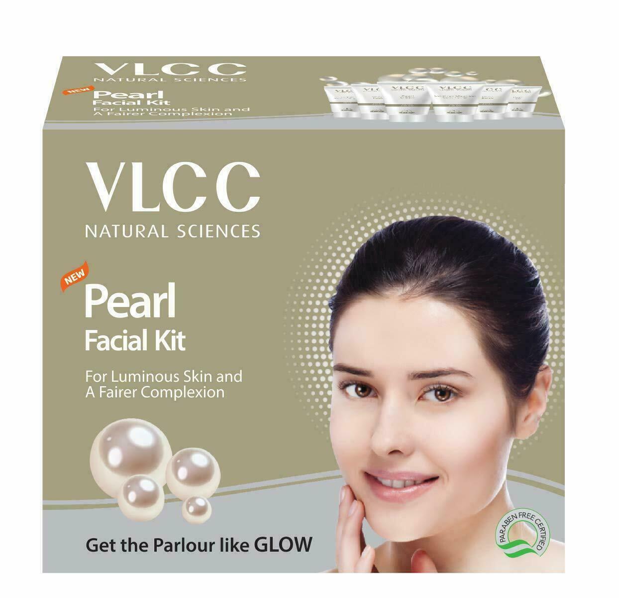 Primary image for VLCC Natural Sciences Pearl Facial Kit, 60 gm | DHL Shipping