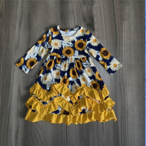 NEW Boutique Sunflower Girls Ruffle Maxi Dress - $6.39+