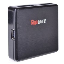 Gigaware - 4 Port Ultra-Compact USB 2.0 Hub - PC/MAC - Carry Pouch - Y-Cable - £8.76 GBP