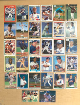 1990s Rookie Baseball Cards Set of 32 with HOF Players, Stars &amp; Error Cards - £13.93 GBP