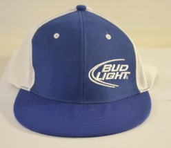 Snapback Hat Cap Bud Light BLue and White - $9.87