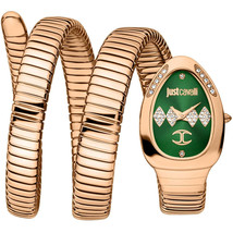 Just Cavalli Women&#39;s Vezzoso Green Dial Watch - JC1L230M0055 - £169.60 GBP
