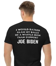 Funny Joe Biden Republican Trump 2024 FJB Anti Biden T Shirt (Words on Back) - £11.80 GBP+