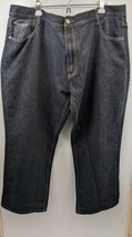 Blac Lacquer Mens Denim Black Jeans 50W X 33L Plus Size - £18.18 GBP