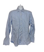 David Donahue Men&#39;s Dress Shirt Size 16 34/35 Light Blue Long Sleeve Bus... - €42,48 EUR