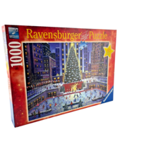 Ravensburger Christmas Rockefeller Center Ice Skating NYC 1000 Piece Puzzle - $28.42