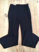 Vtg ESCADA Womens 36 Elegant Side Zip Flare Pant Viscose Rayon Polyester Knit - £39.42 GBP