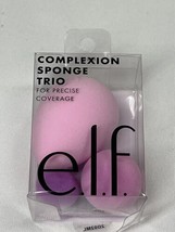 E.L.F. Complexion Sponge Trio, 3 Sponges For Precise Coverage Box Damage fresh - £5.47 GBP