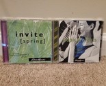 Lot of 2 Eddie Bauer Promo CDs: Invite Spring, Tropical Nights - £6.80 GBP