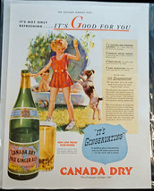 Advertisement Canada Dry Ginger Ale Saturday Evening Post 1937 - $25.99