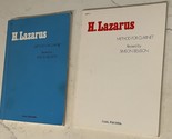 H. Lazarus Method For Clarinet Part 1 &amp; 2 Carl Fischer Sheet Music 2 Books - £11.77 GBP