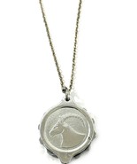 Vintage SOS Talisman Capricorn Zodiac Emergency Medical Necklace – England - $39.95