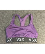 Victoria Secret Sport VSX Size Small Purple with VSX Band Unlined Sports... - $15.78