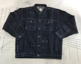 Maurice Malone Jeansjacke Herren Extra Groß Blau Mojeans Y2K Hip Hop Dick - £44.49 GBP