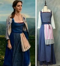 Beauty and the Beast 2017 Belle Daily Dress, Belle Dailey Costume - $149.00